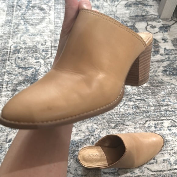 Tan Leather Mules - Picture 4 of 5